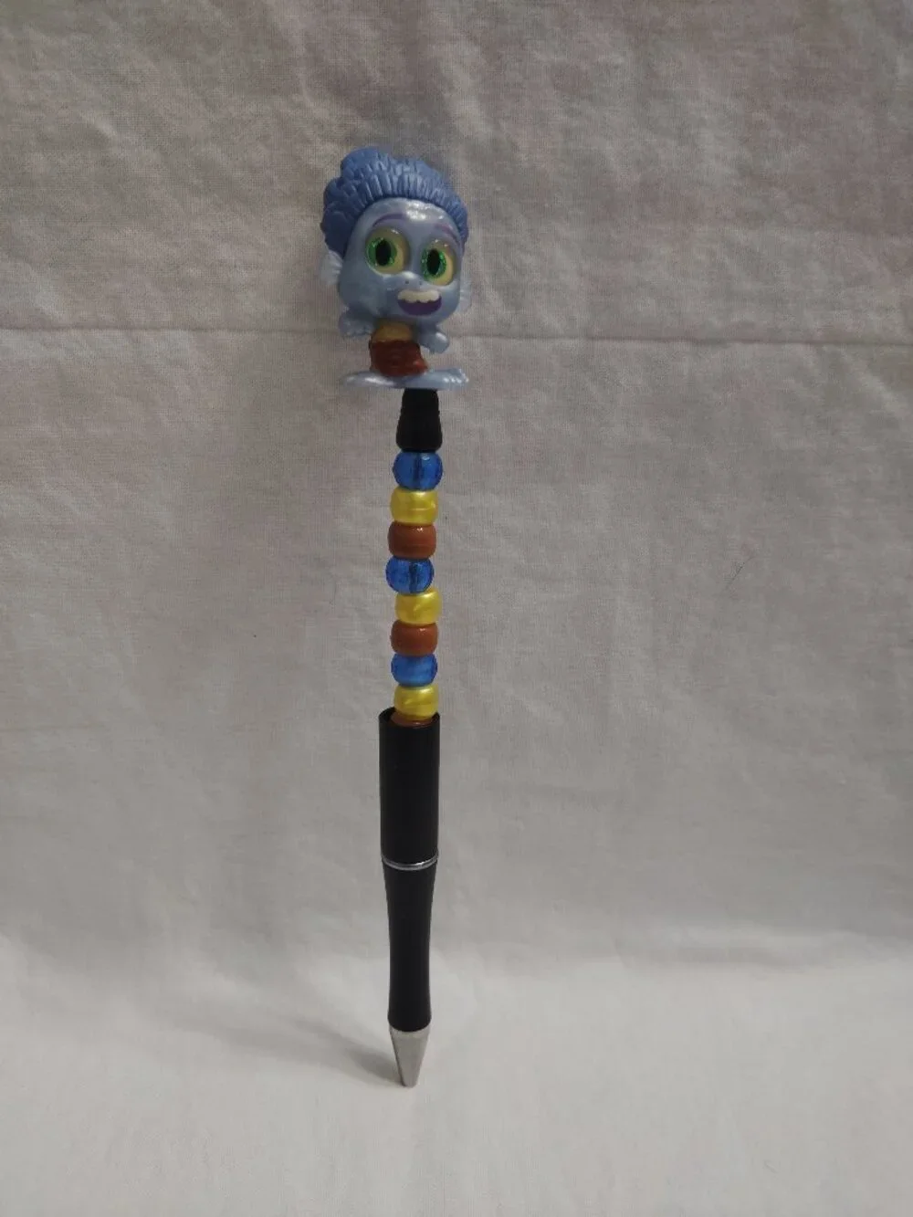 Disney Doorable- Alberto Sea Monster  - Handmade Beaded Pen